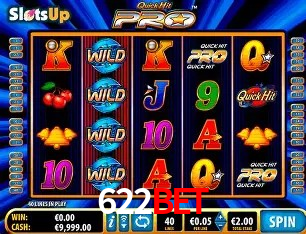 Slots com jackpots e giros grátis na 622bet